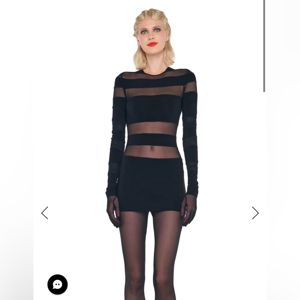 Norma Kamali Sliced Pickleball Dress